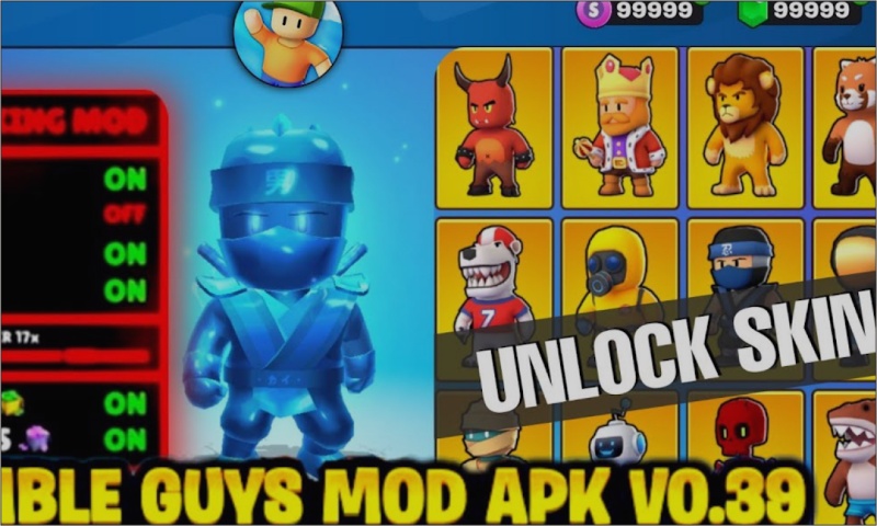 Fitur MOD APK Stumble Guys