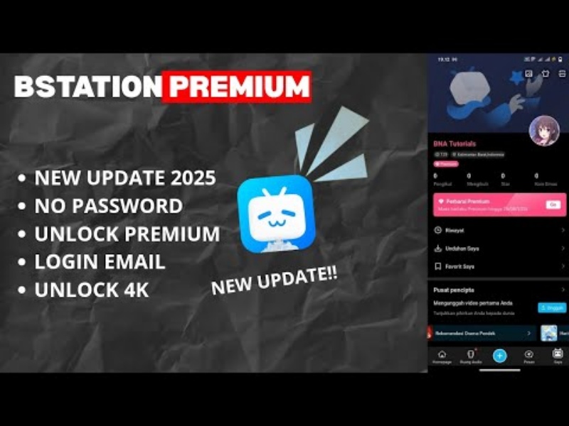 Fitur yang Dibuka di Bstation Mod APK