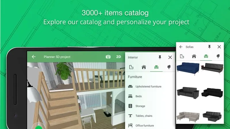 Fitur Unggulan Planner 5D MOD APK