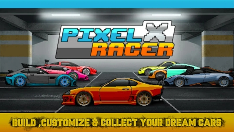 Gameplay Pixel Car Racer