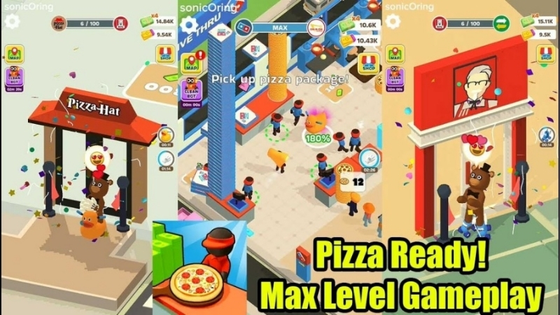 Gameplay Mengelola Restoran Pizza