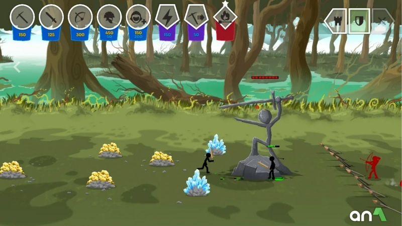 Gameplay Strategi Real-Time Dalam Stick War Saga