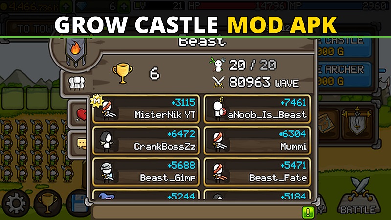 Grow Castle Mod APK