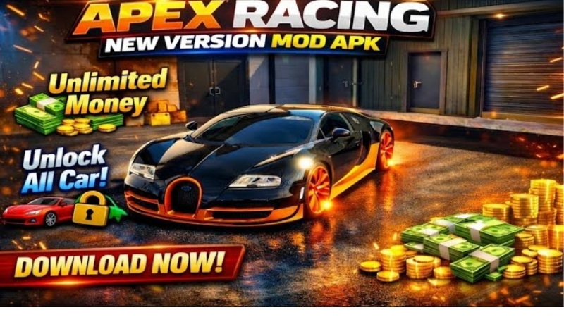 Fitur MOD Apex Racing MOD APK