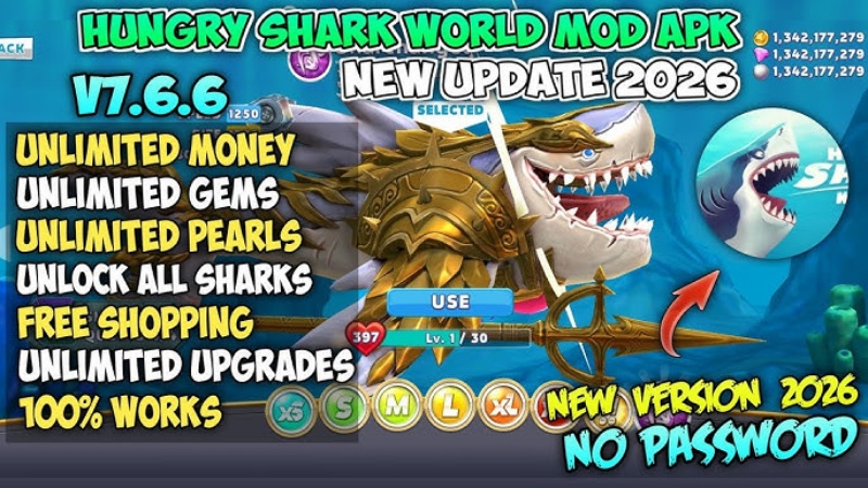 Hungry Shark World MOD APK