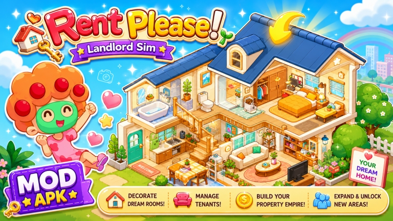 Fitur Rent Please Mod Apk