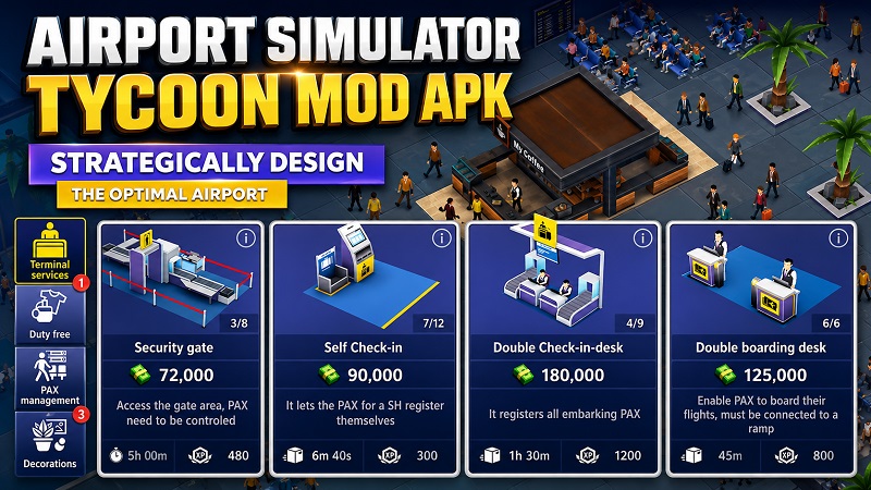 Airport Simulator Tycoon Mod APk