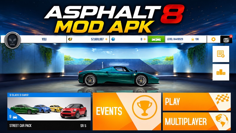 Asphalt 8 Mod APK