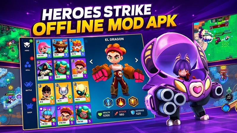 Heroes Strike Offline Mod APK