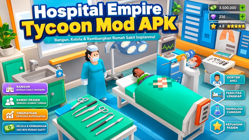 Hospital Empire Tycoon Mod APK