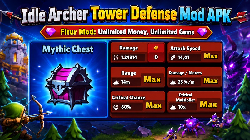Idle Archer Tower Defense Mod APK