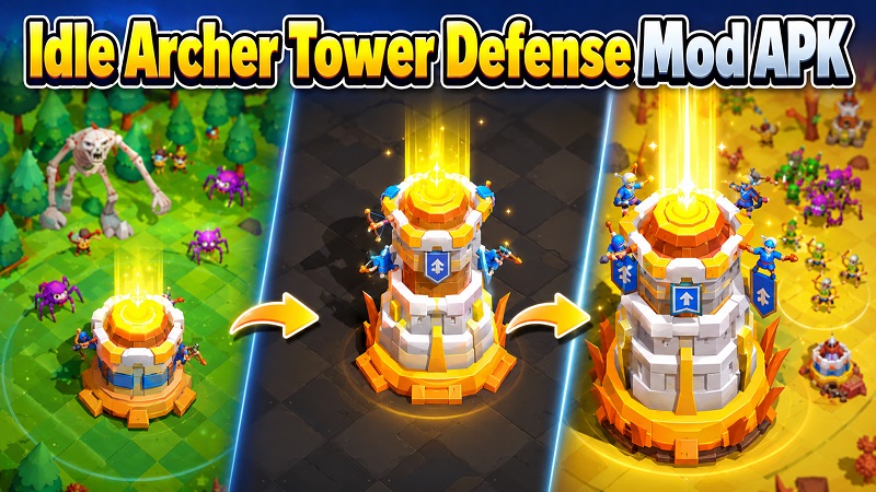 Idle Archer Tower Defense Mod APK