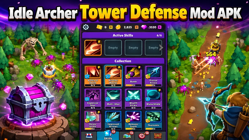 Idle Archer Tower Defense Mod APK