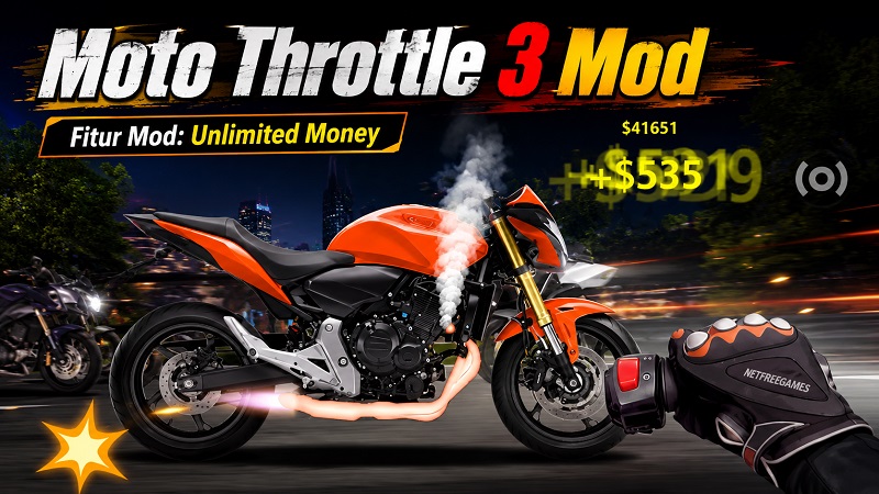 Moto Throttle 3 Mod