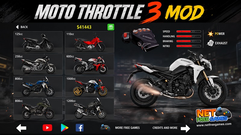 Moto Throttle 3 Mod