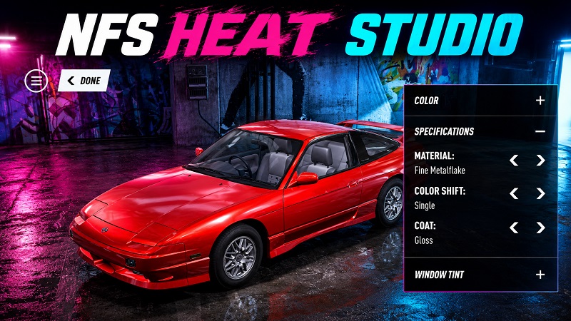 NFS Heat Studio
