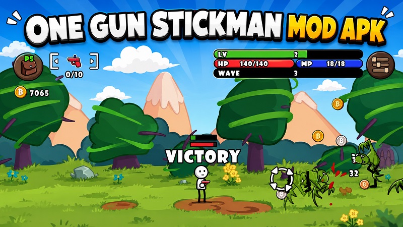 One Gun Stickman Mod APK