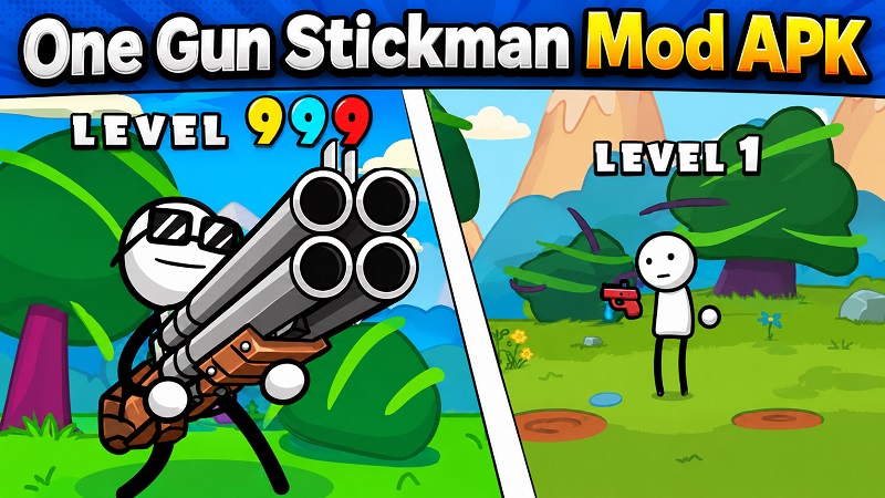 One Gun Stickman Mod APK