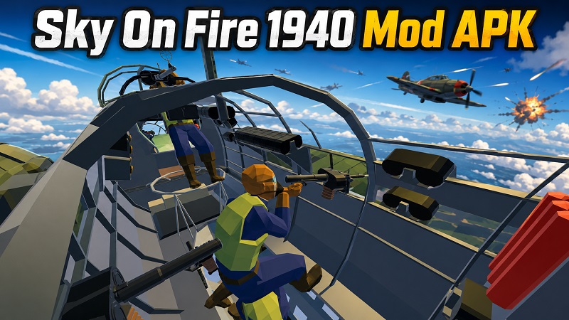 Sky On Fire 1940 Mod APK